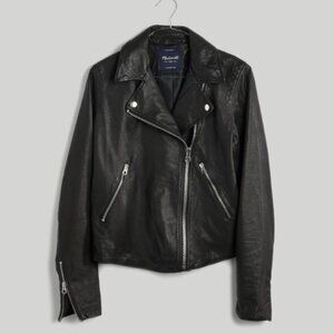 Madewell Washed Leather Motorcycle Jacket